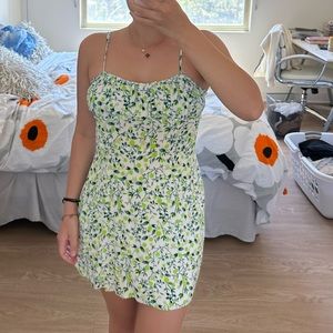 yellow and green urban outfitters dress💚💛